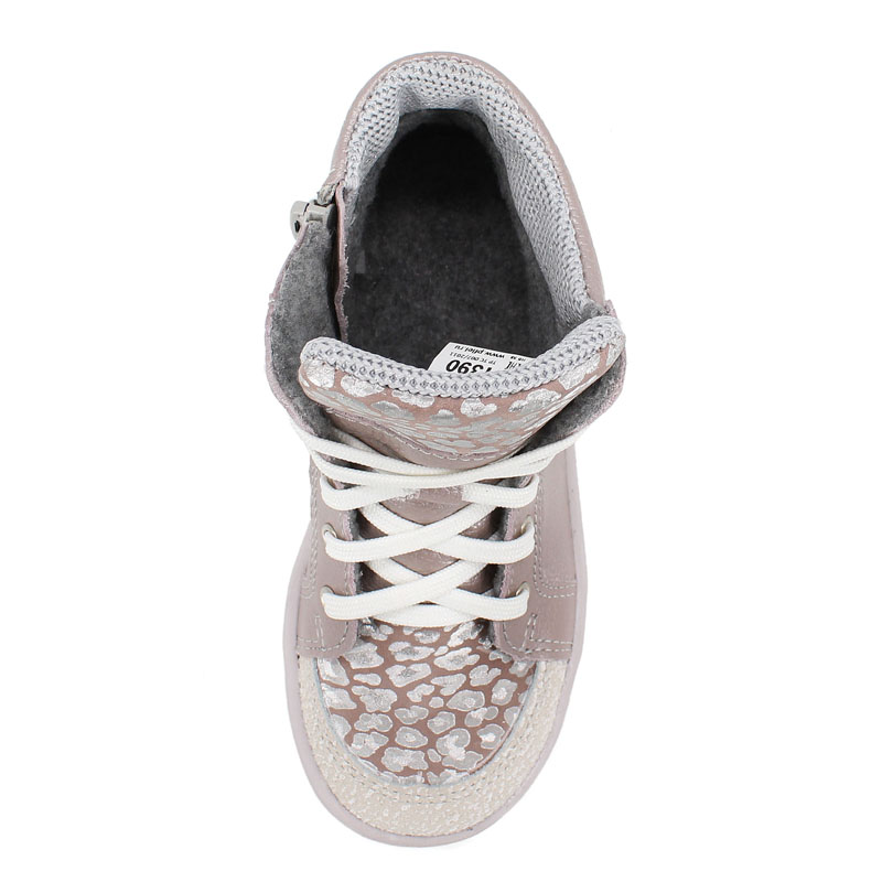 Ботинки байка, артикул 1390, цвет лавандовый купить в интернет-магазине Shoeslel с доставкой по России