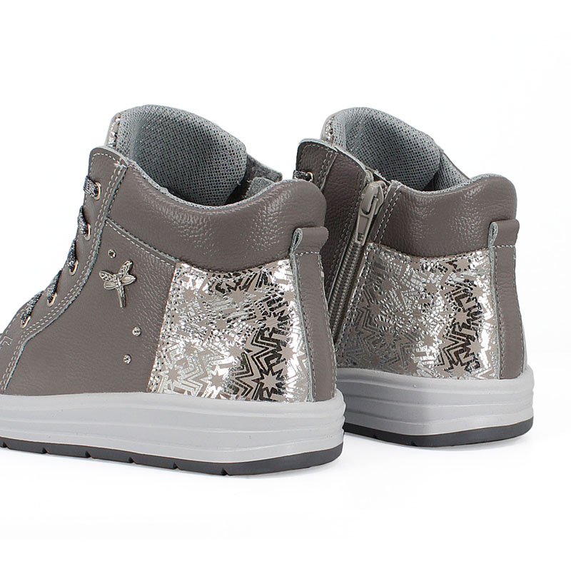 Ботинки байка, артикул 1390, цвет св.серый купить в интернет-магазине Shoeslel с доставкой по России