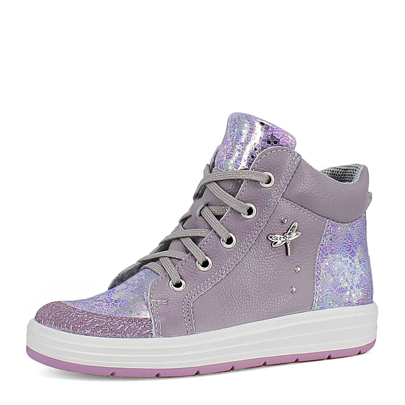 Ботинки байка, артикул 1390, цвет сиреневый купить в интернет-магазине Shoeslel с доставкой по России