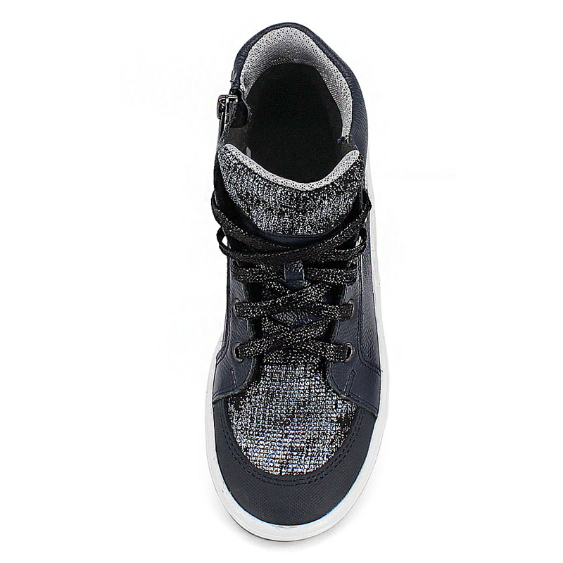 Ботинки байка, артикул 1390, цвет т.синий купить в интернет-магазине Shoeslel с доставкой по России