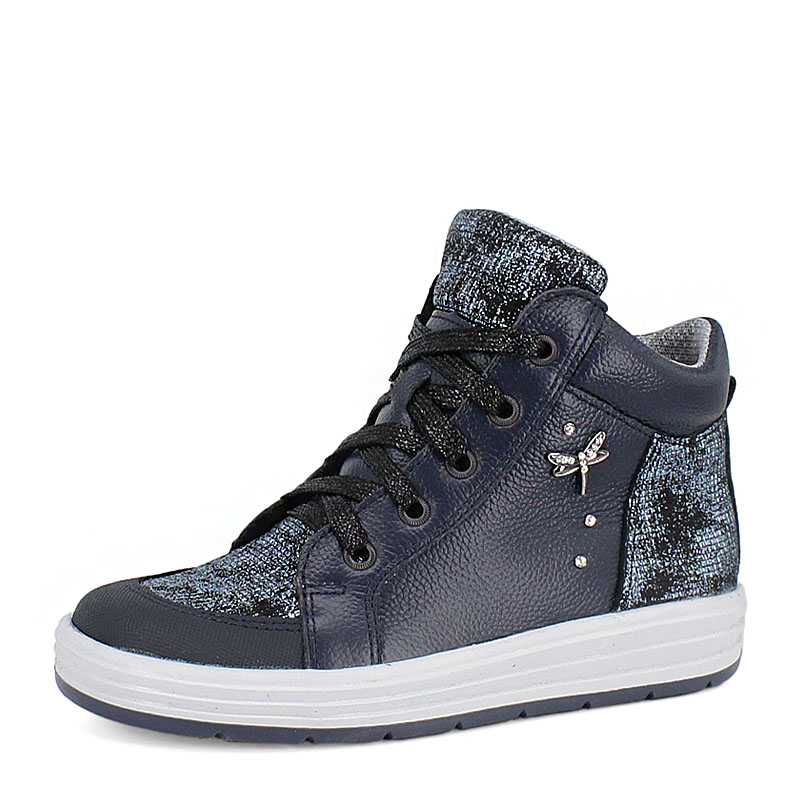 Ботинки байка, артикул 1390, цвет т.синий купить в интернет-магазине Shoeslel с доставкой по России