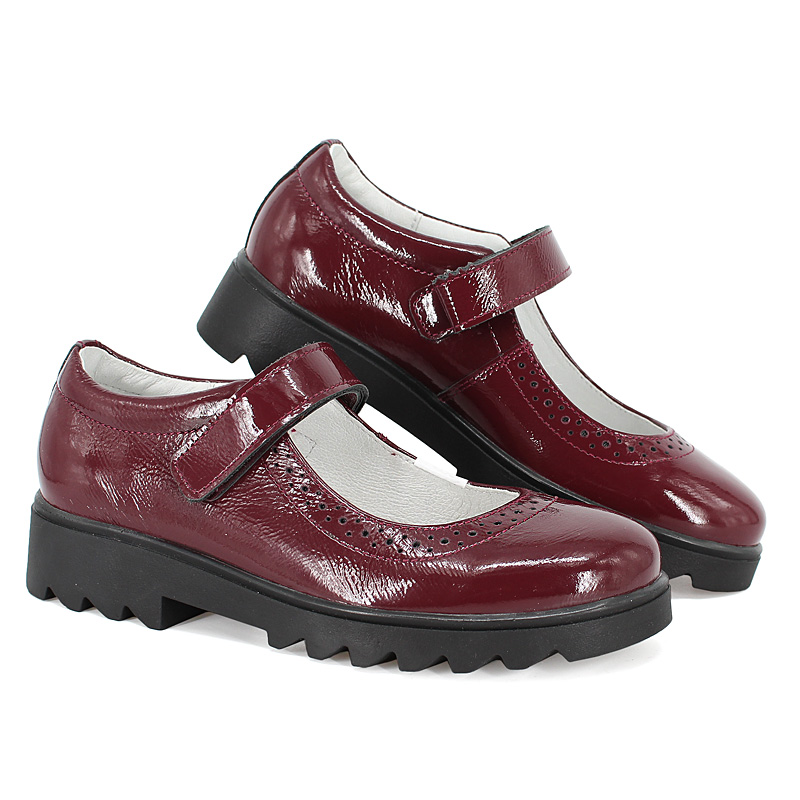 Туфли, артикул 1496, цвет бордовый купить в интернет-магазине Shoeslel с доставкой по России