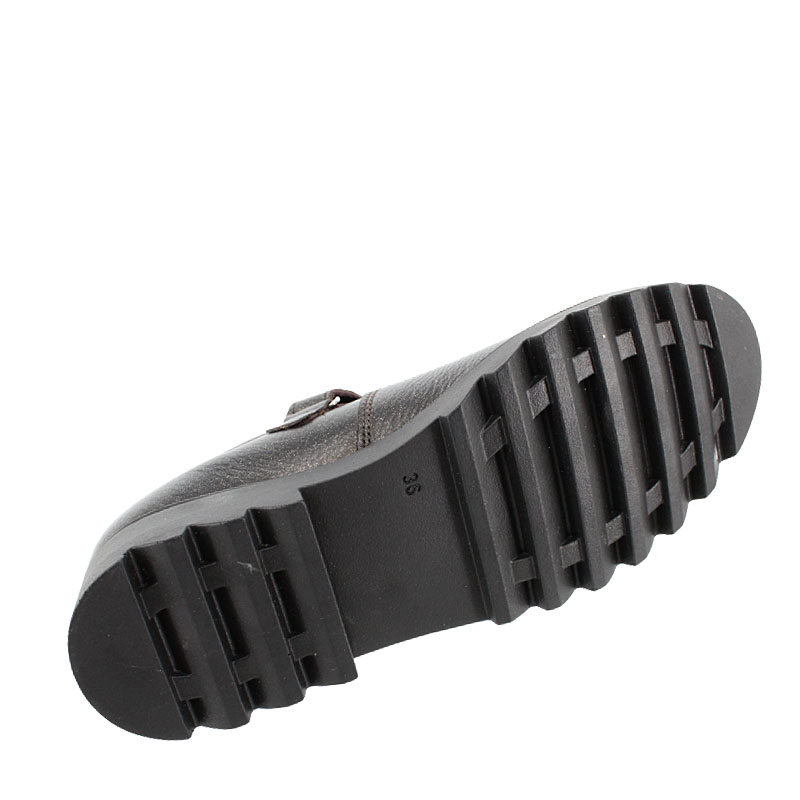 Туфли, артикул 1496, цвет шоколадный купить в интернет-магазине Shoeslel с доставкой по России