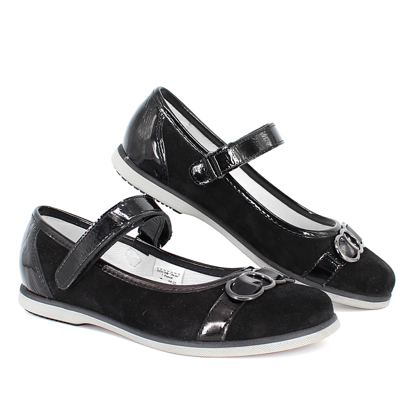 Туфли, артикул 1497, цвет велюр, черный купить в интернет-магазине Shoeslel с доставкой по России