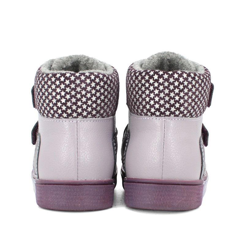 Ботинки малодетские байка, артикул 1519, цвет фиолетовый купить в интернет-магазине Shoeslel с доставкой по России