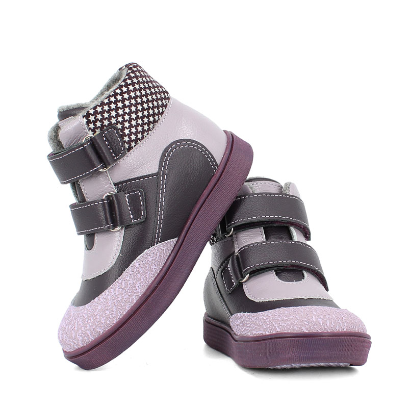 Ботинки малодетские байка, артикул 1519, цвет фиолетовый купить в интернет-магазине Shoeslel с доставкой по России