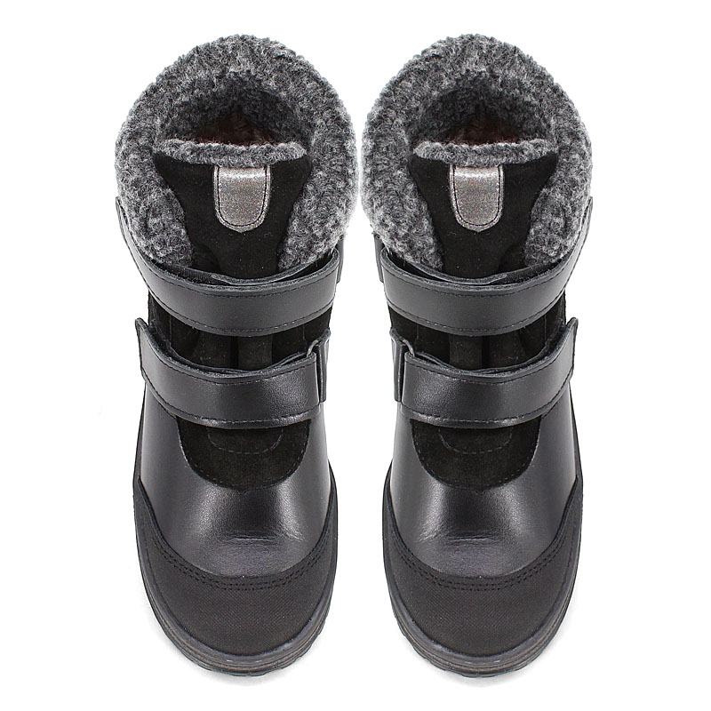 Ботинки нат.мех, артикул 1532, цвет черный купить в интернет-магазине Shoeslel с доставкой по России