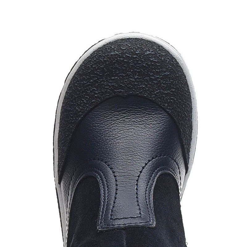 Сапожки нат.мех, артикул 1536, цвет синий купить в интернет-магазине Shoeslel с доставкой по России