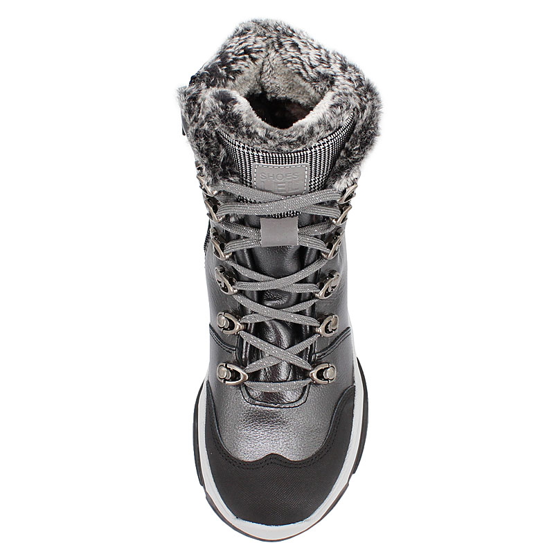 Ботинки нат.мех, артикул 1539, цвет черный купить в интернет-магазине Shoeslel с доставкой по России