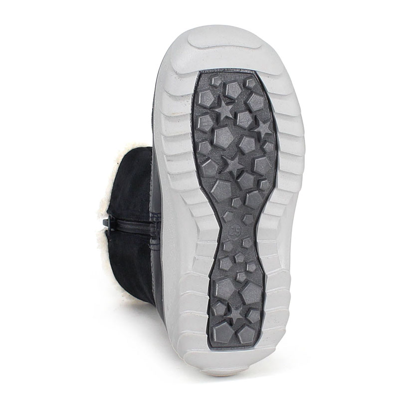 Сапожки малодетские нат.мех, артикул 1543, цвет темно-синий купить в интернет-магазине Shoeslel с доставкой по России