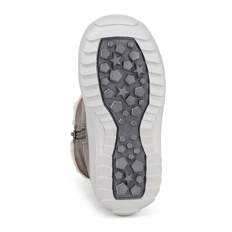 Сапожки малодетские нат.мех, артикул 1543, цвет серебряный купить в интернет-магазине Shoeslel с доставкой по России