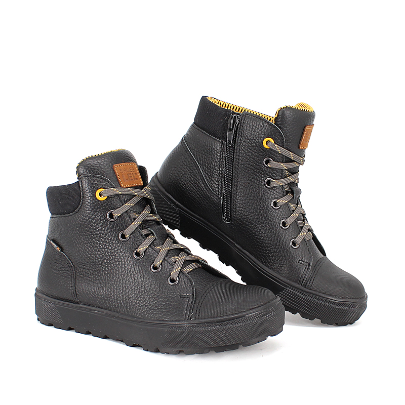 Ботинки байка, артикул 1560, цвет черный купить в интернет-магазине Shoeslel с доставкой по России