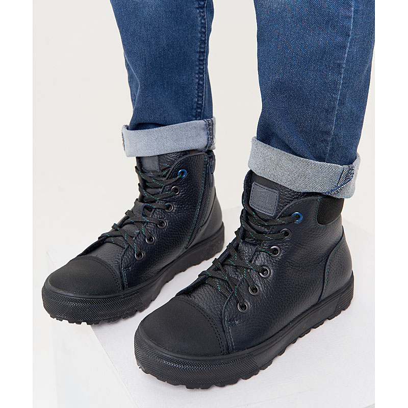 Ботинки байка, артикул 1560, цвет синий купить в интернет-магазине Shoeslel с доставкой по России