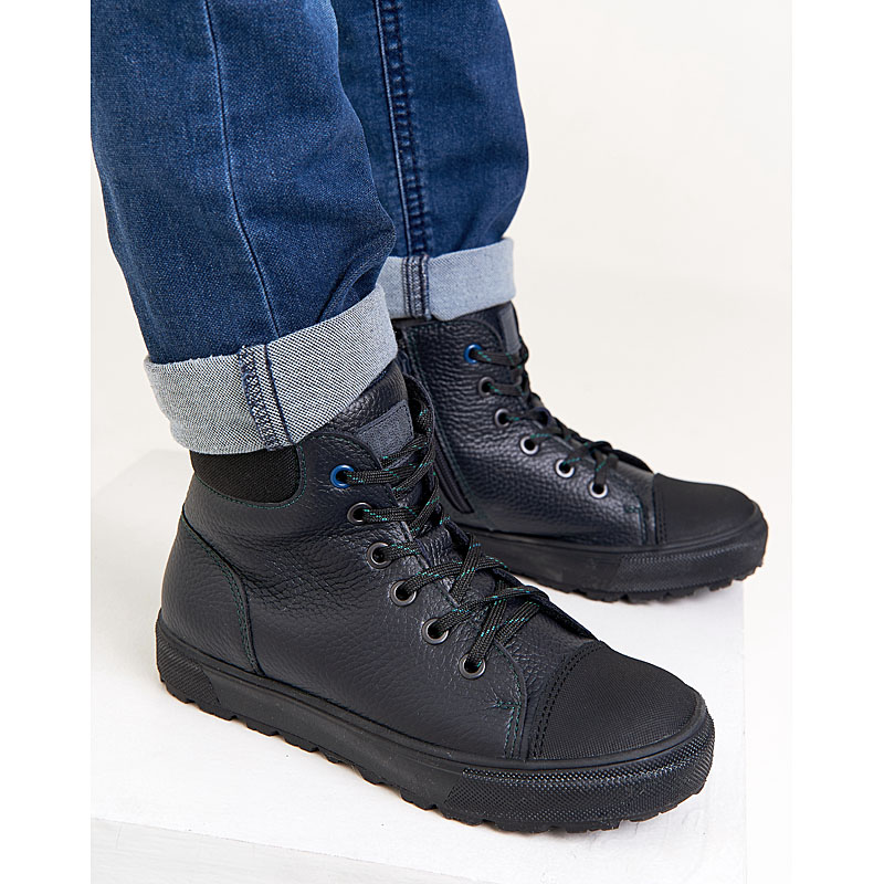 Ботинки байка, артикул 1560, цвет синий купить в интернет-магазине Shoeslel с доставкой по России