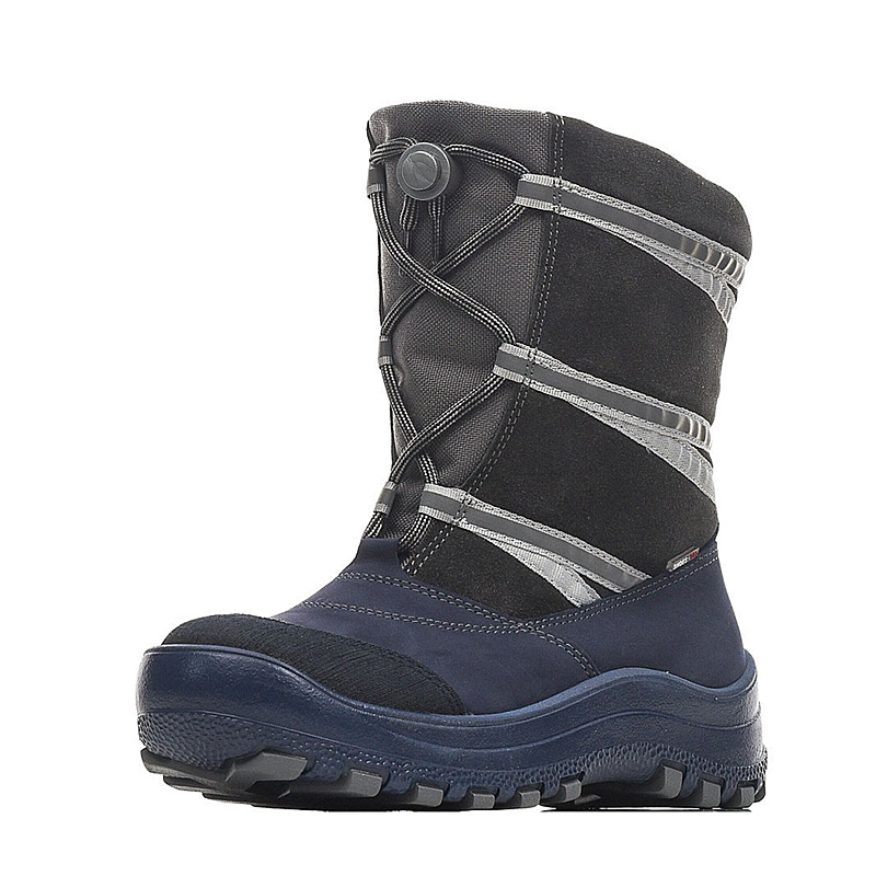 Сапожки нат.мех, артикул 1566, цвет синий купить в интернет-магазине Shoeslel с доставкой по России