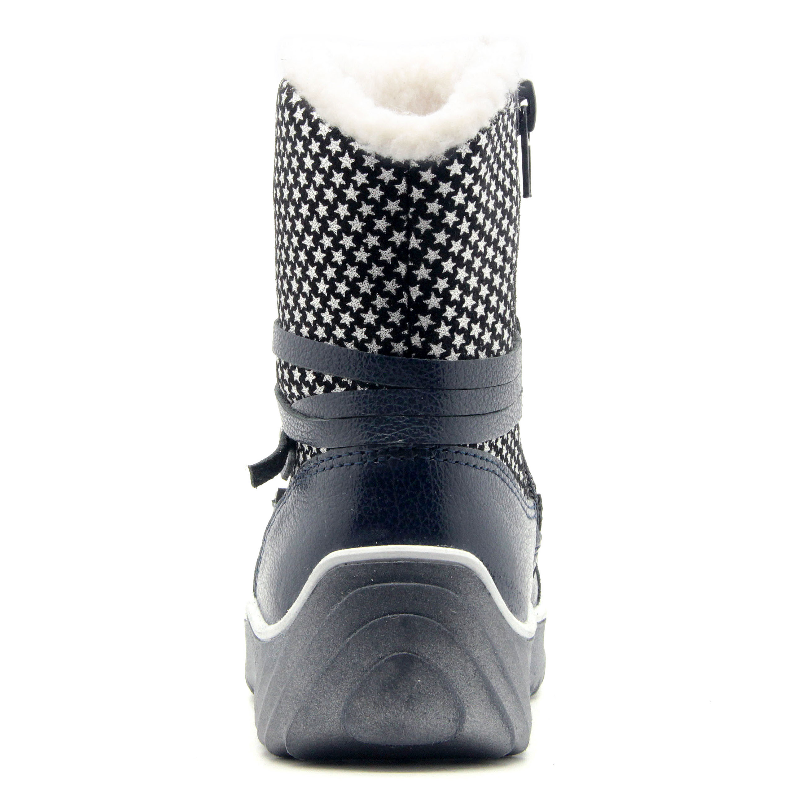 Сапожки малодетские нат.мех, артикул 1579, цвет синий купить в интернет-магазине Shoeslel с доставкой по России