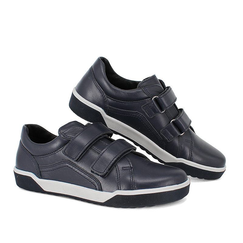 Полуботинки, артикул 1609, цвет сине-белый купить в интернет-магазине Shoeslel с доставкой по России