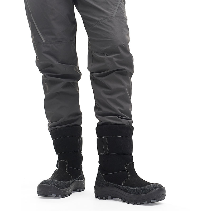 Сапожки нат.мех, артикул 161, цвет черный купить в интернет-магазине Shoeslel с доставкой по России