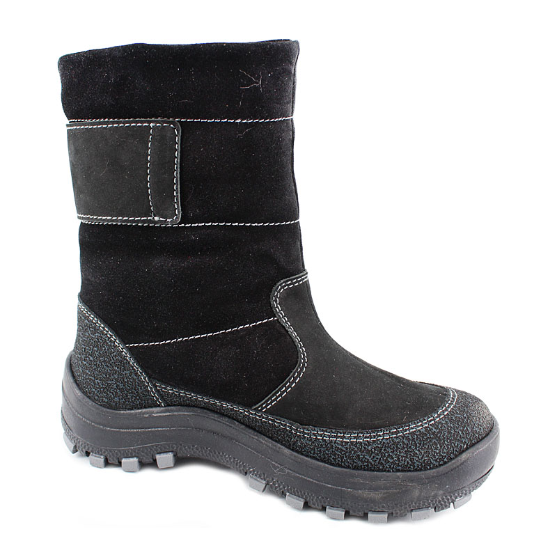 Сапожки нат.мех, артикул 161, цвет черный купить в интернет-магазине Shoeslel с доставкой по России