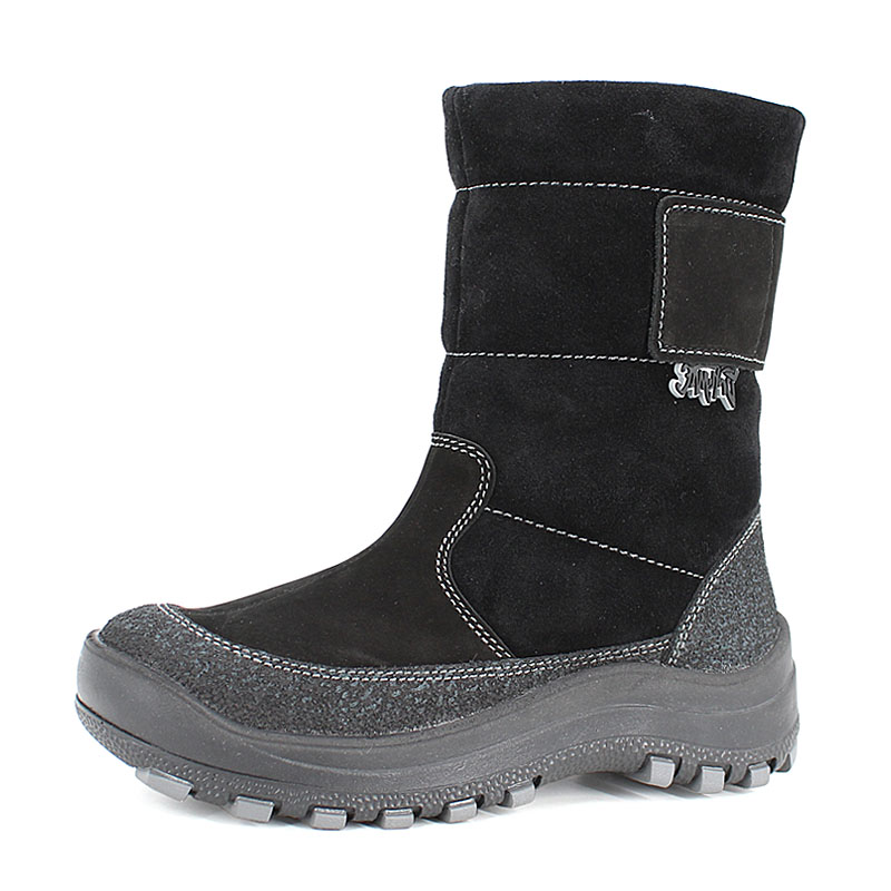 Сапожки нат.мех, артикул 161, цвет черный купить в интернет-магазине Shoeslel с доставкой по России