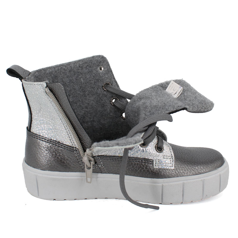 Ботинки байка, артикул 1623, цвет темно-серый купить в интернет-магазине Shoeslel с доставкой по России