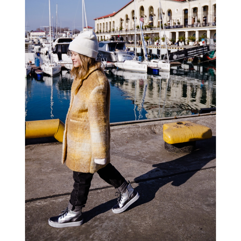 Ботинки байка, артикул 1623, цвет темно-серый купить в интернет-магазине Shoeslel с доставкой по России