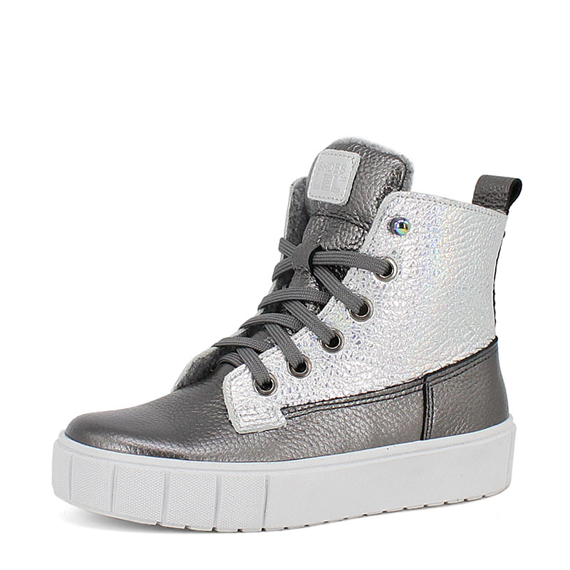 Ботинки байка, артикул 1623, цвет темно-серый купить в интернет-магазине Shoeslel с доставкой по России