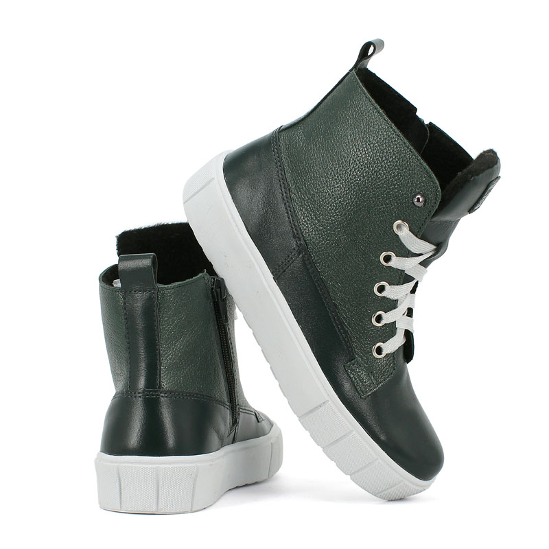 Ботинки байка, артикул 1623, цвет зеленый купить в интернет-магазине Shoeslel с доставкой по России