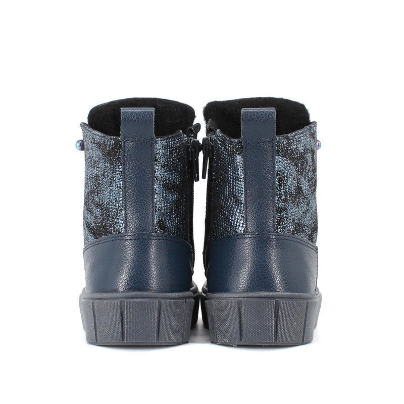 Ботинки байка, артикул 1623, цвет синий купить в интернет-магазине Shoeslel с доставкой по России