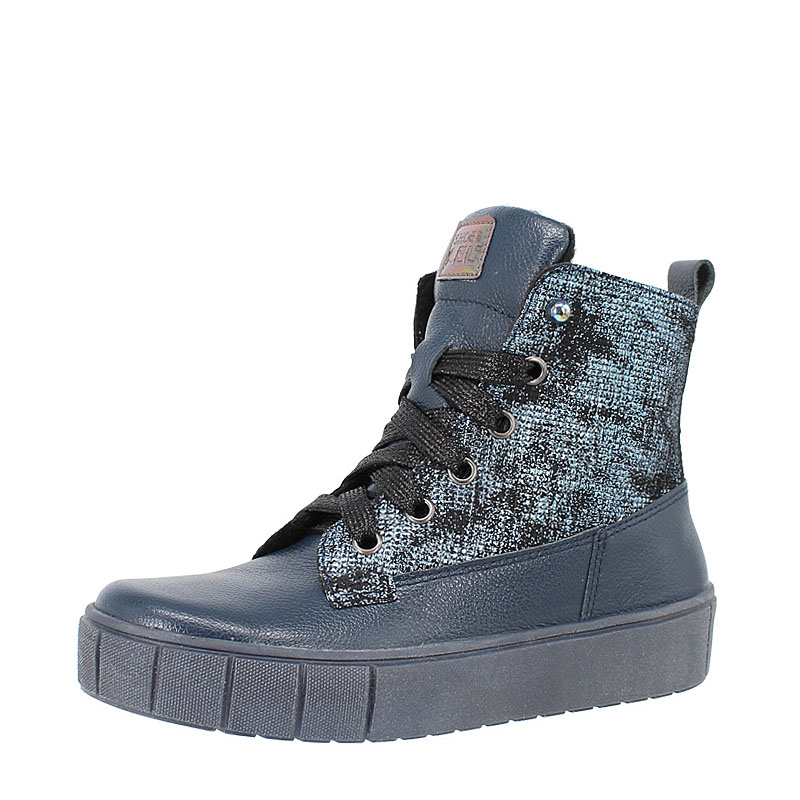 Ботинки байка, артикул 1623, цвет синий купить в интернет-магазине Shoeslel с доставкой по России