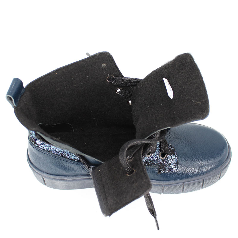 Ботинки байка, артикул 1623, цвет синий купить в интернет-магазине Shoeslel с доставкой по России