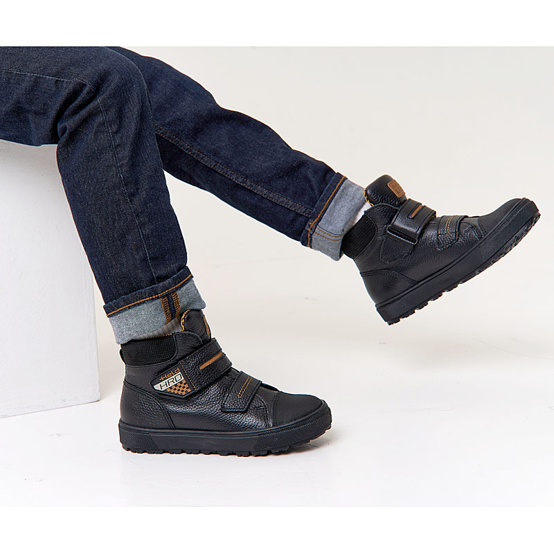 Ботинки байка, артикул 1662, цвет черный купить в интернет-магазине Shoeslel с доставкой по России