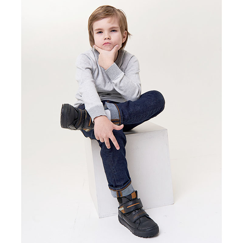 Ботинки байка, артикул 1662, цвет черный купить в интернет-магазине Shoeslel с доставкой по России