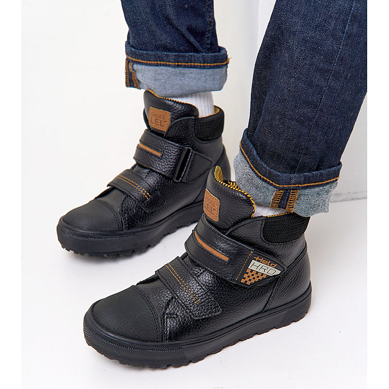 Ботинки байка, артикул 1662, цвет черный купить в интернет-магазине Shoeslel с доставкой по России