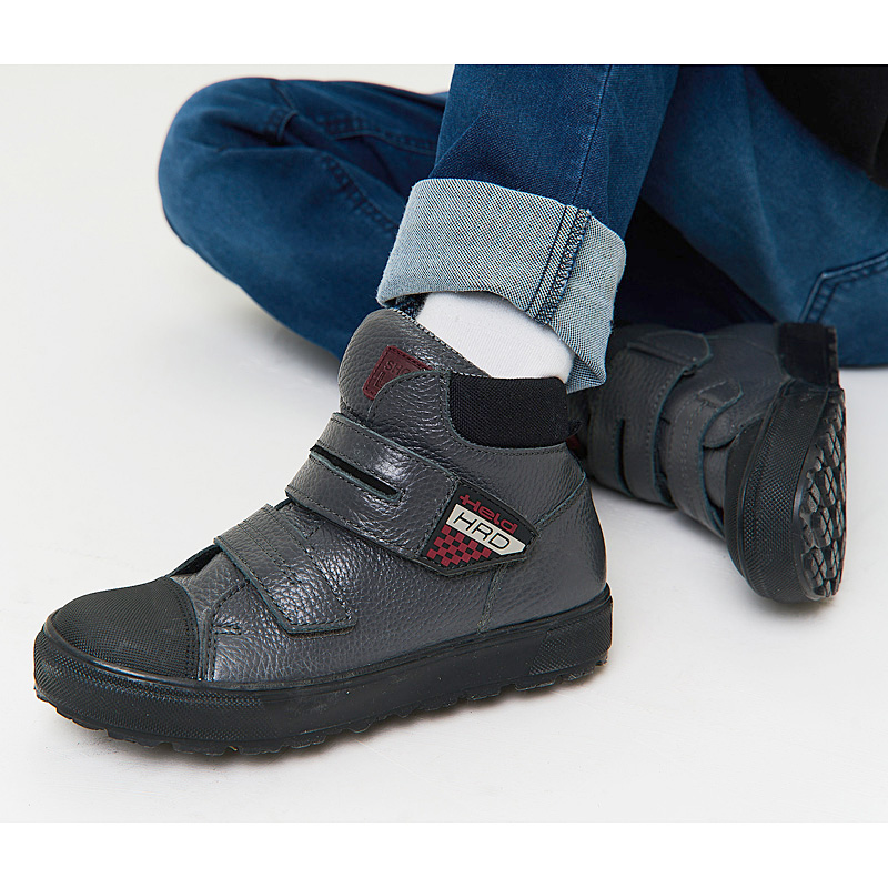 Ботинки байка, артикул 1662, цвет графитовый купить в интернет-магазине Shoeslel с доставкой по России