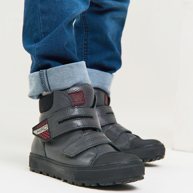 Ботинки байка, артикул 1662, цвет графитовый купить в интернет-магазине Shoeslel с доставкой по России