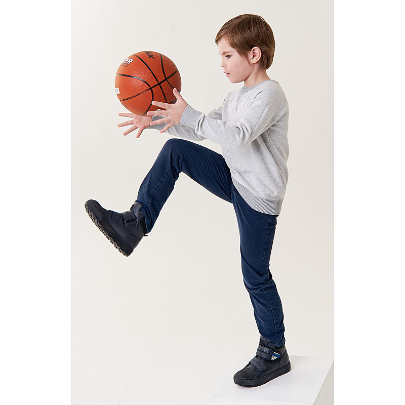 Ботинки байка, артикул 1662, цвет синий купить в интернет-магазине Shoeslel с доставкой по России