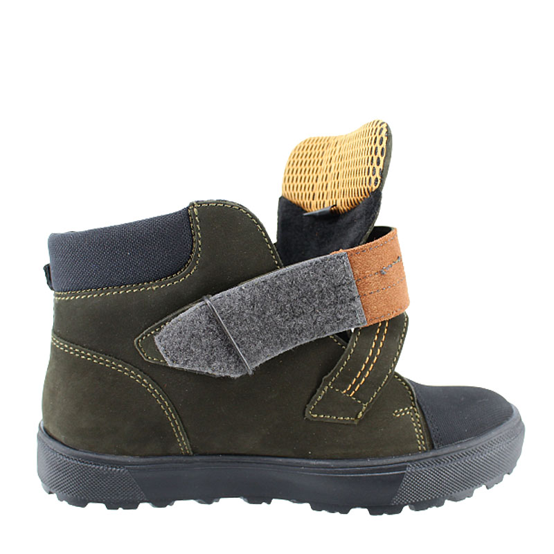 Ботинки байка, артикул 1662, цвет оливковый купить в интернет-магазине Shoeslel с доставкой по России