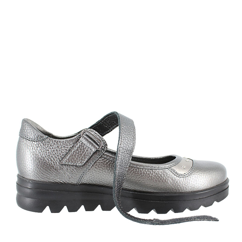 Туфли, артикул 1664, цвет темное серебро купить в интернет-магазине Shoeslel с доставкой по России