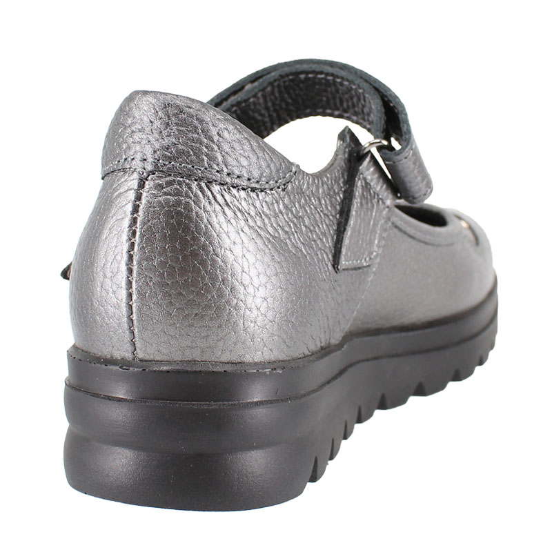 Туфли, артикул 1664, цвет темное серебро купить в интернет-магазине Shoeslel с доставкой по России