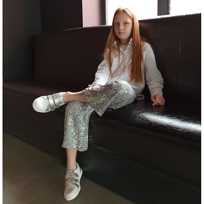 Полуботинки, артикул 1673, цвет серебристый купить в интернет-магазине Shoeslel с доставкой по России