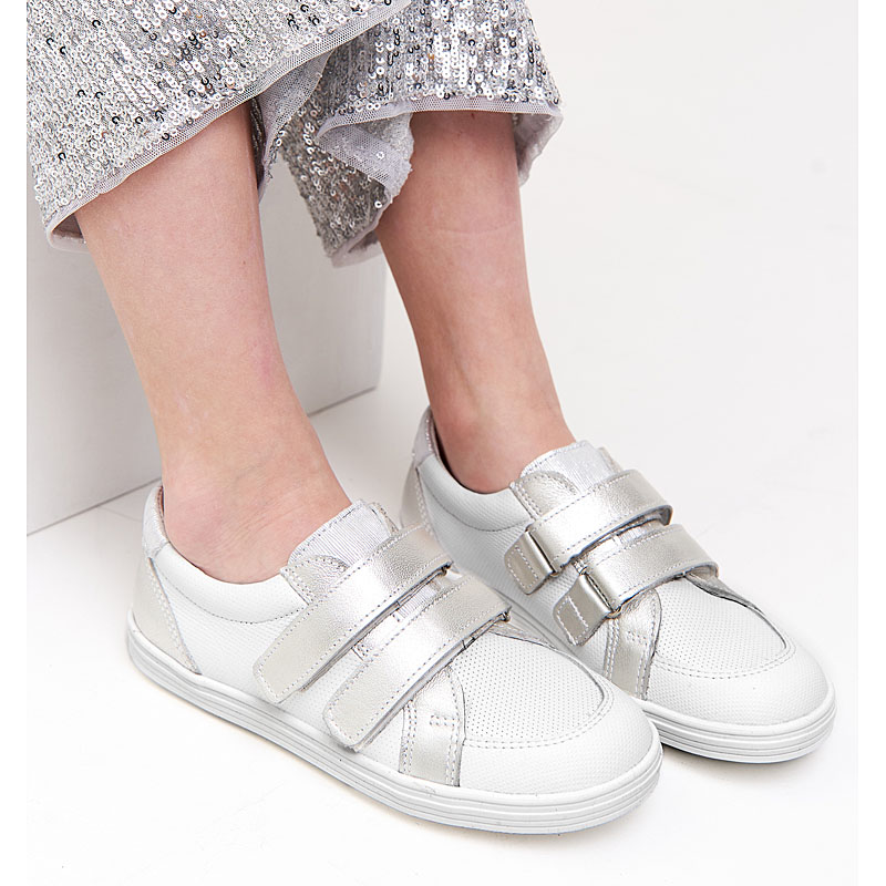 Полуботинки, артикул 1673, цвет серебристый купить в интернет-магазине Shoeslel с доставкой по России