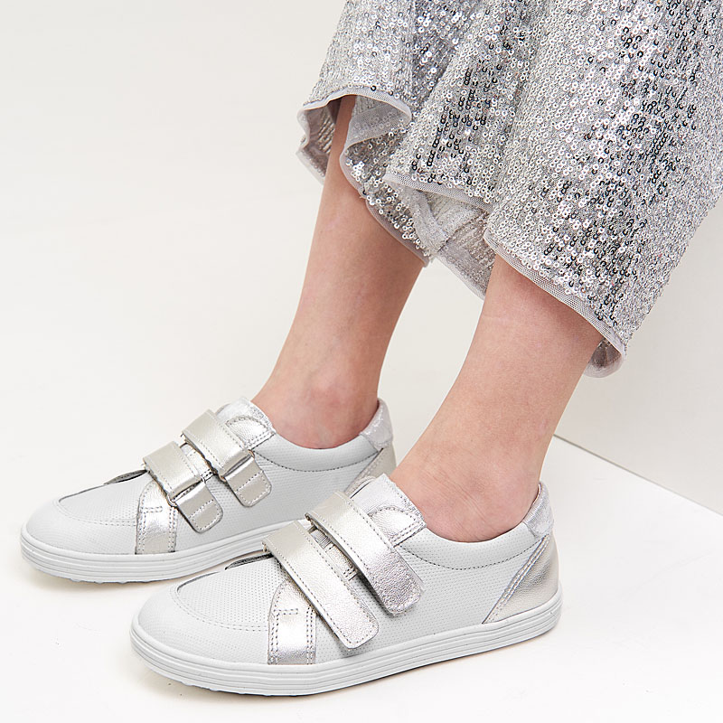 Полуботинки, артикул 1673, цвет серебристый купить в интернет-магазине Shoeslel с доставкой по России