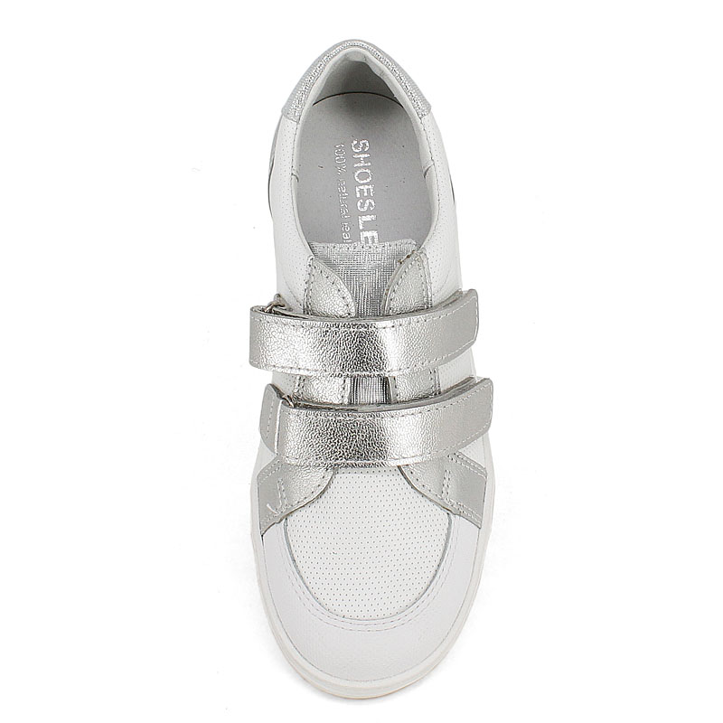 Полуботинки, артикул 1673, цвет серебристый купить в интернет-магазине Shoeslel с доставкой по России