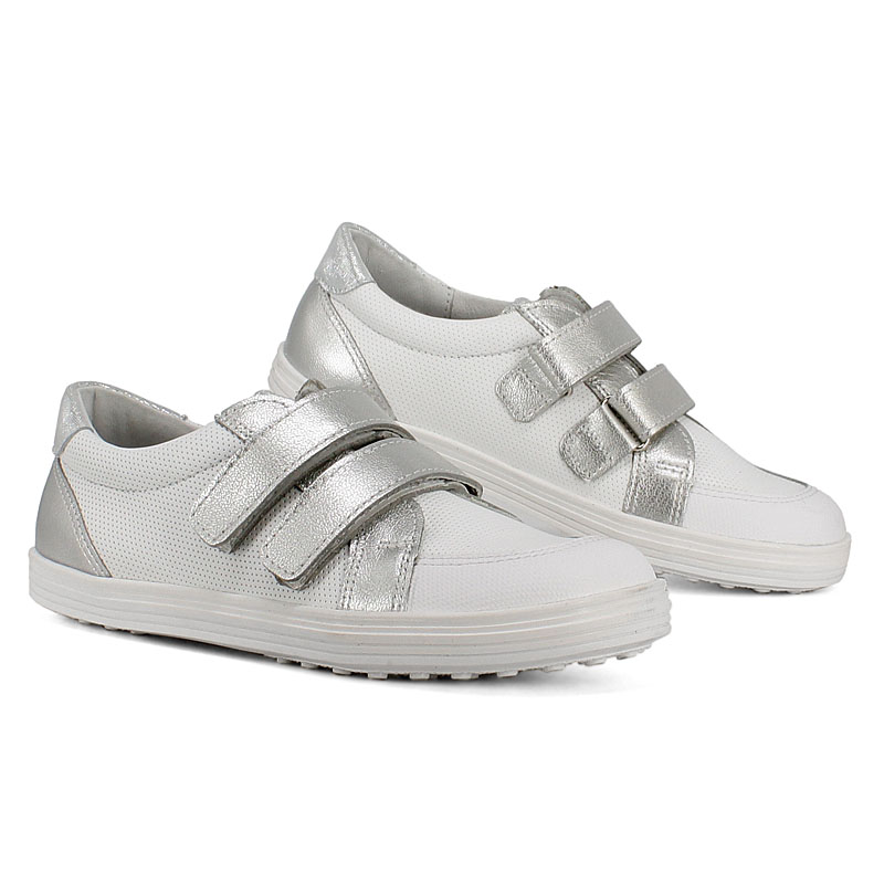 Полуботинки, артикул 1673, цвет серебристый купить в интернет-магазине Shoeslel с доставкой по России