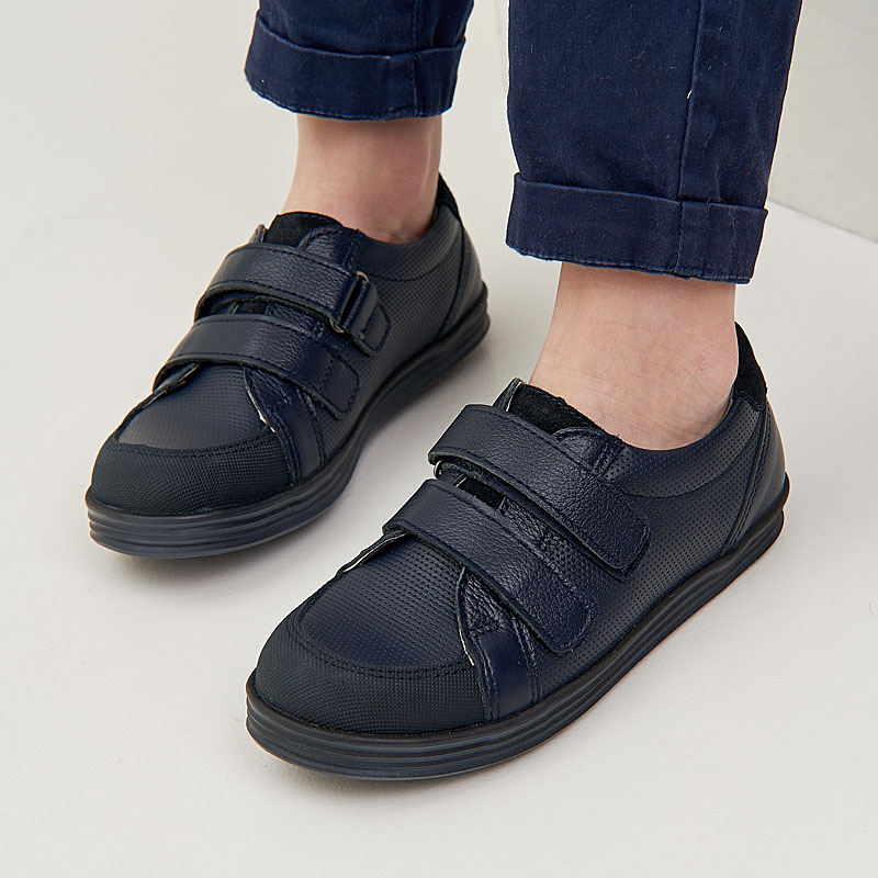 Полуботинки, артикул 1673, цвет синий купить в интернет-магазине Shoeslel с доставкой по России