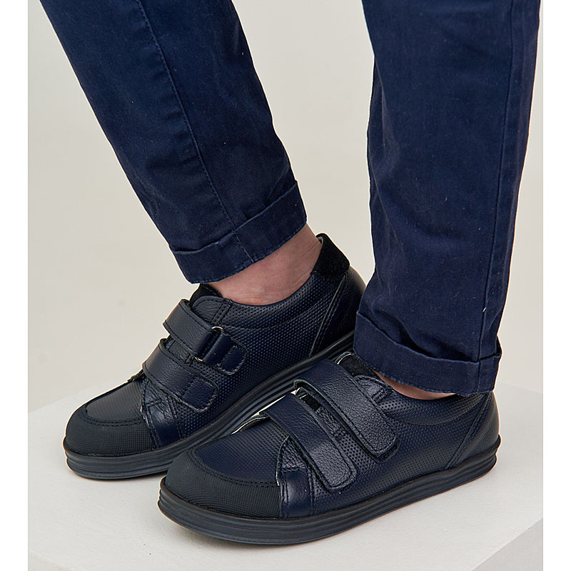 Полуботинки, артикул 1673, цвет синий купить в интернет-магазине Shoeslel с доставкой по России