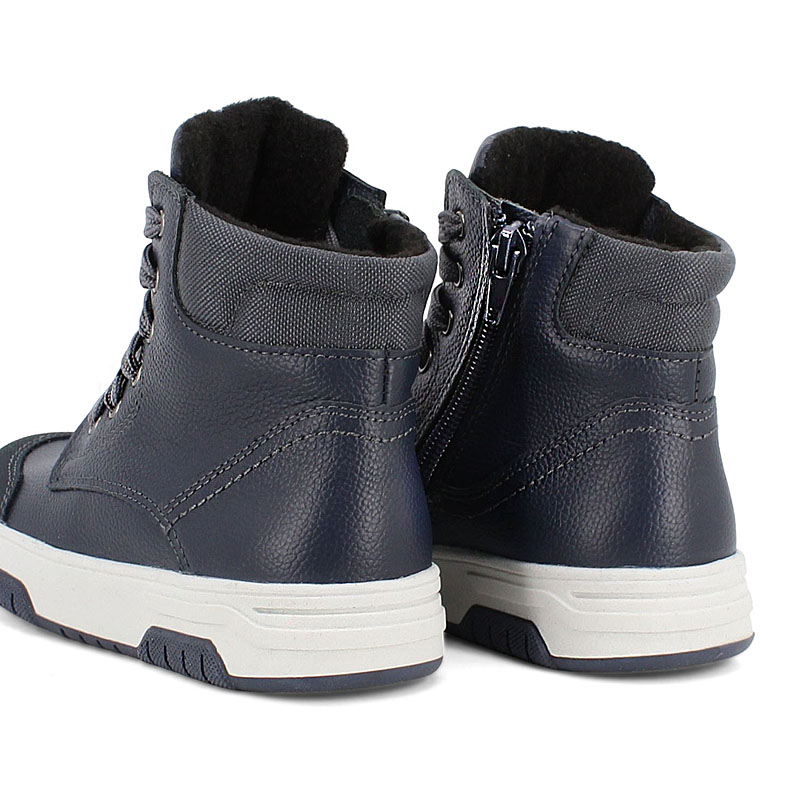 Ботинки байка, артикул 1704, цвет темно-синий купить в интернет-магазине Shoeslel с доставкой по России