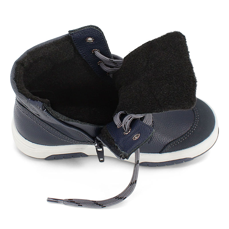 Ботинки байка, артикул 1704, цвет темно-синий купить в интернет-магазине Shoeslel с доставкой по России