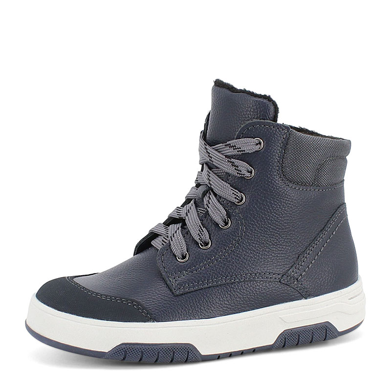 Ботинки байка, артикул 1704, цвет темно-синий купить в интернет-магазине Shoeslel с доставкой по России